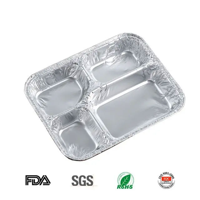 Compartment Aluminum Foil Container