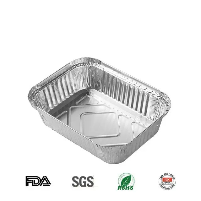 Rectangular Aluminum Foil Container